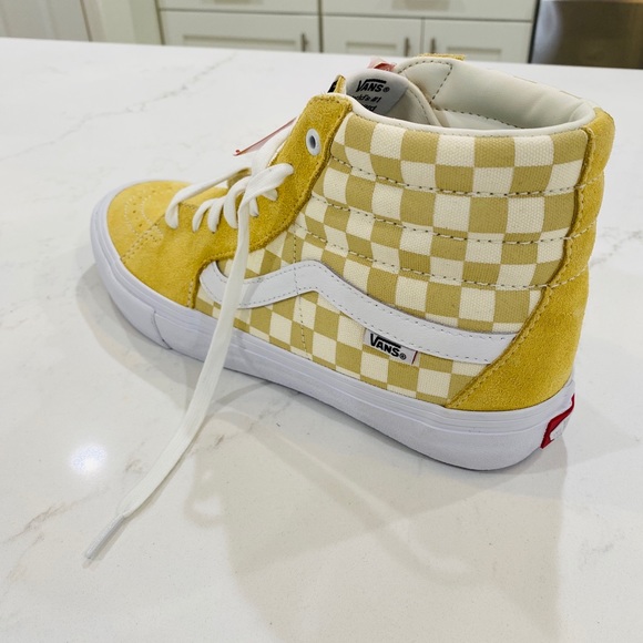 Sk8-Hi Pro Checkerboard Vans - Picture 3 of 12